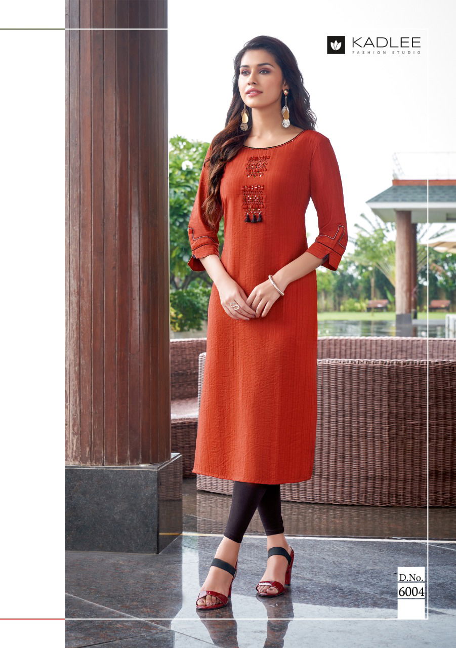 Kadlee Moonlight Fancy Ethnic Wear Pure Cotton Designer Kurti Collection